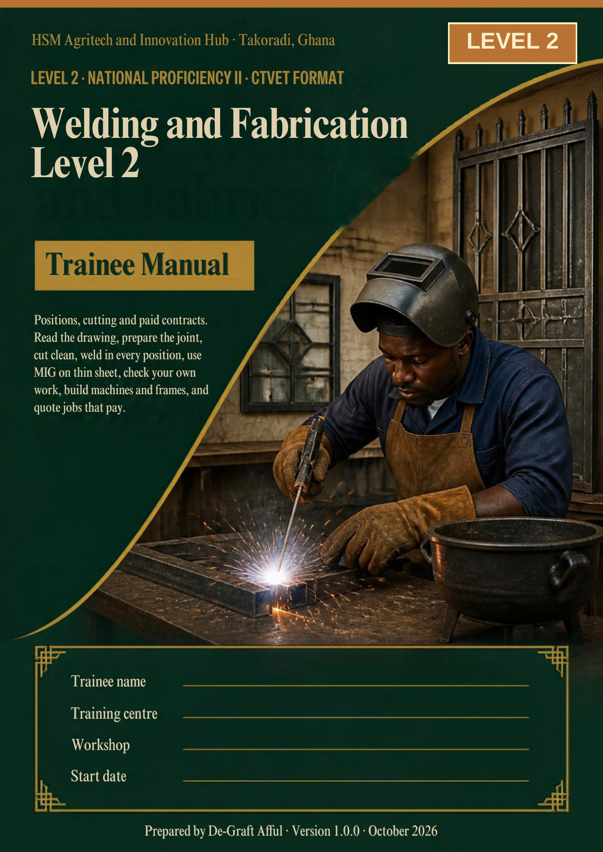 Cover of Welding and Fabrication Level 2