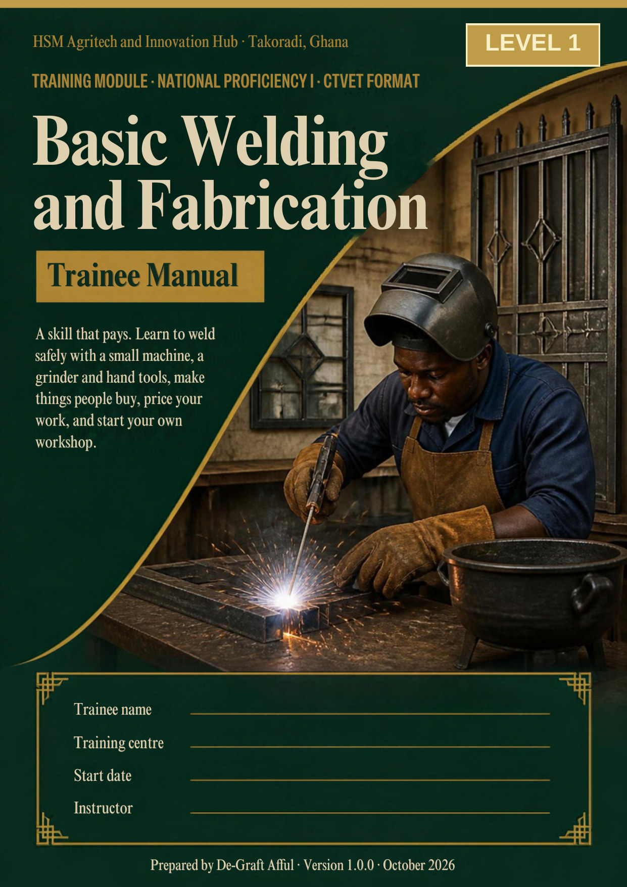 Cover of Basic Welding and Fabrication