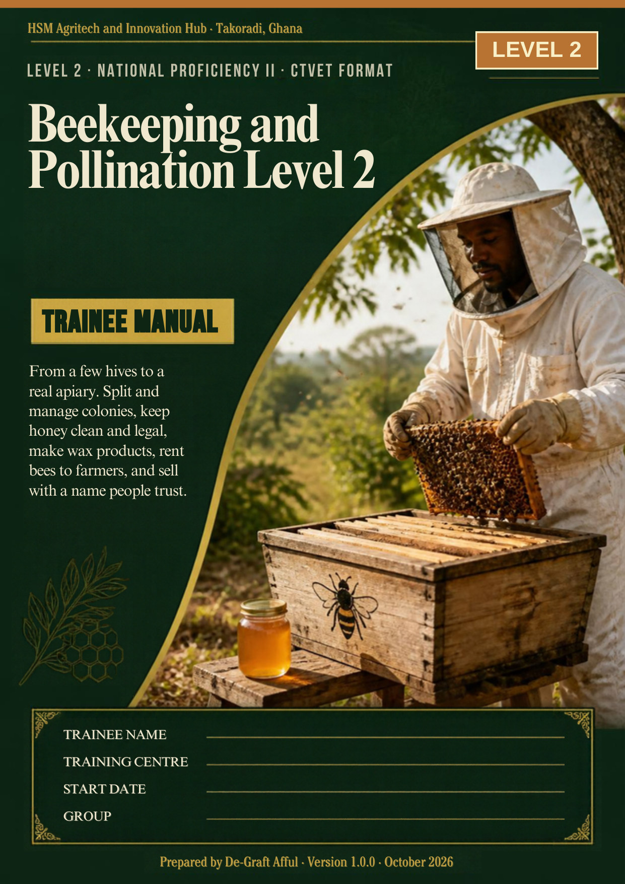Cover of Beekeeping and Pollination Level 2