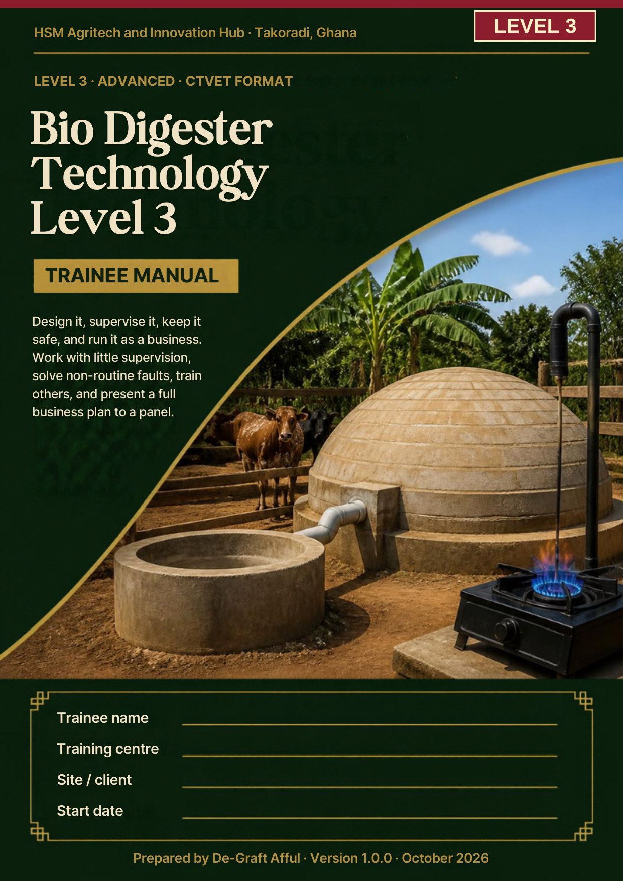 Cover of Bio Digester Technology Level 3