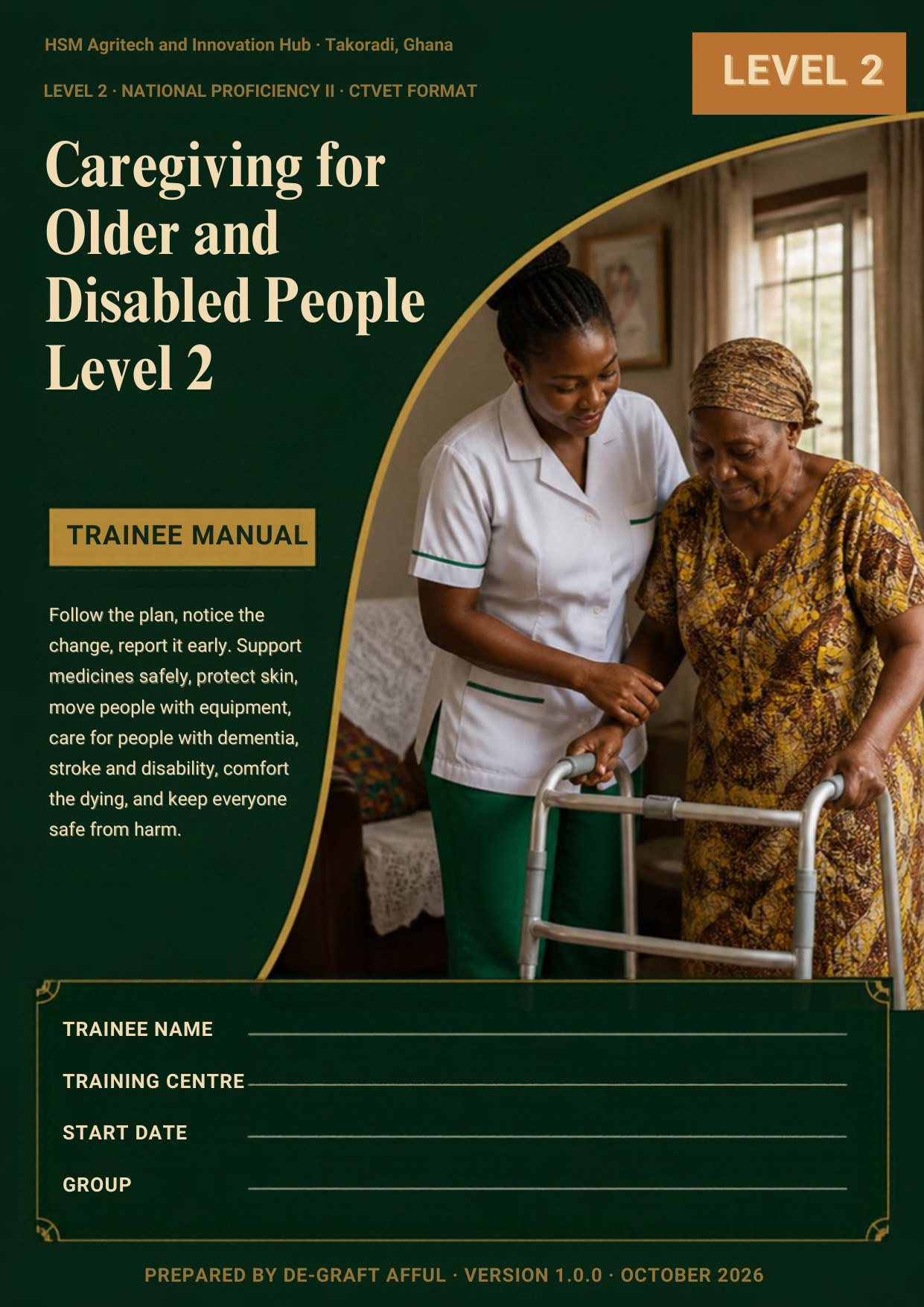 Cover of Caregiving for Older and Disabled People Level 2