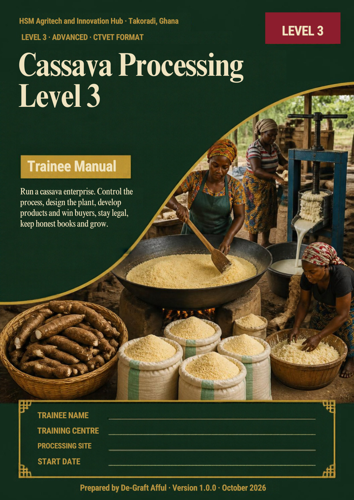 Cover of Cassava Processing Level 3