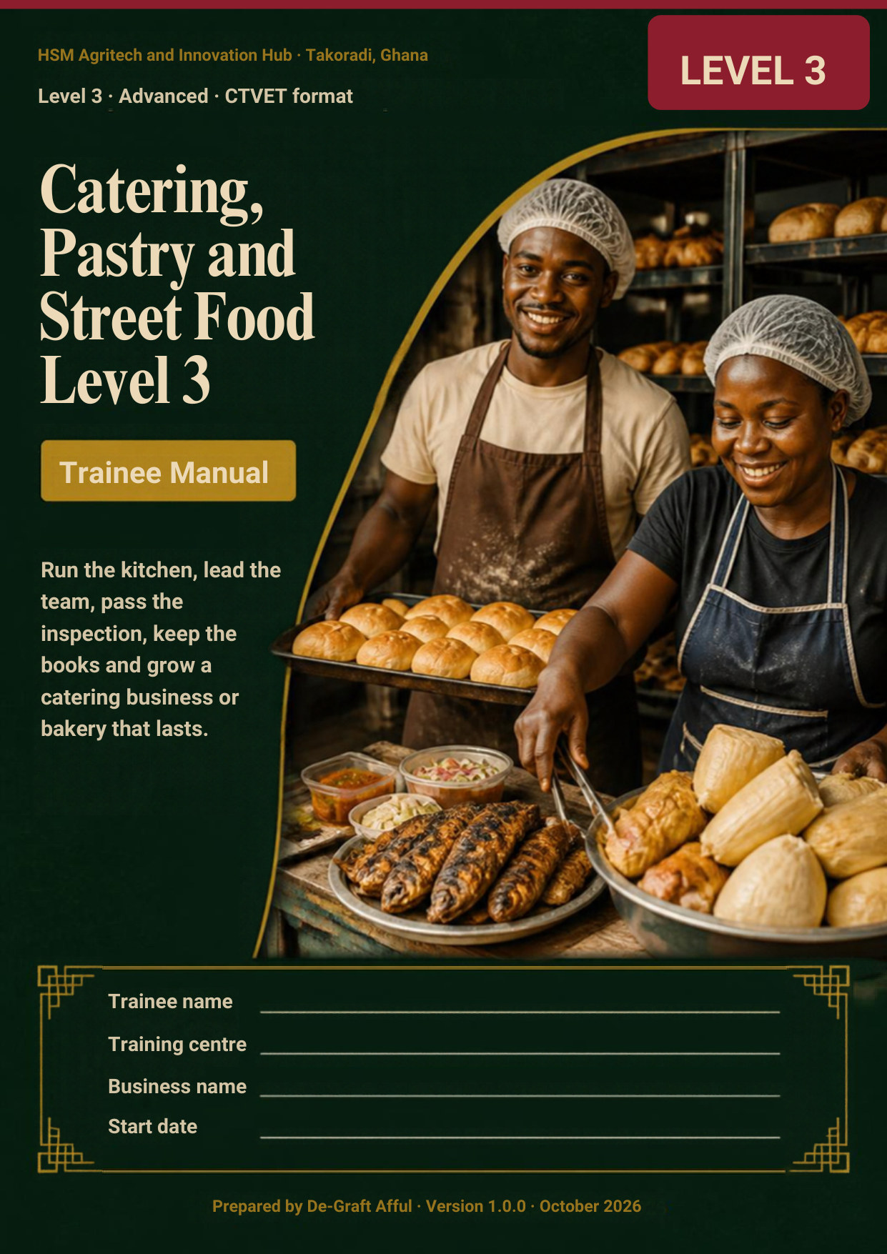 Cover of Catering, Pastry and Street Food Level 3