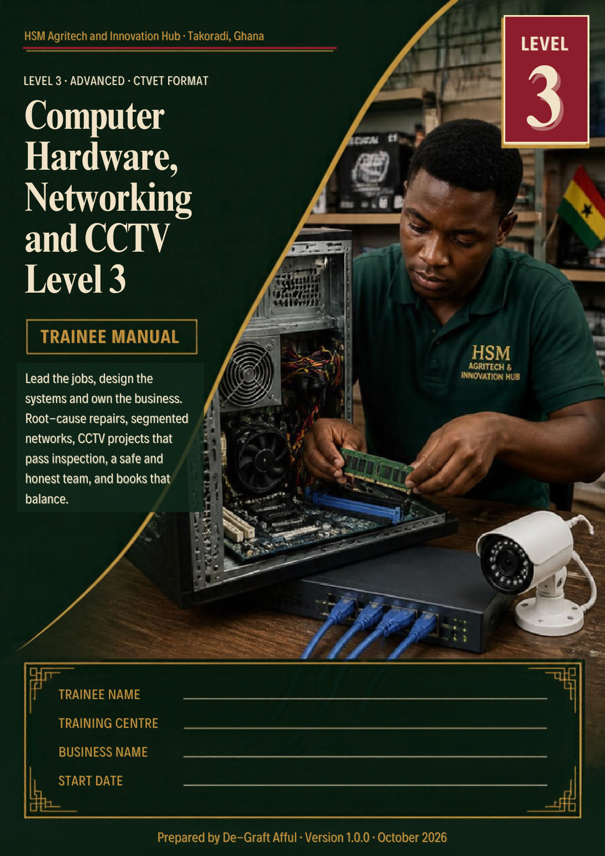 Cover of Computer Hardware, Networking and CCTV Level 3