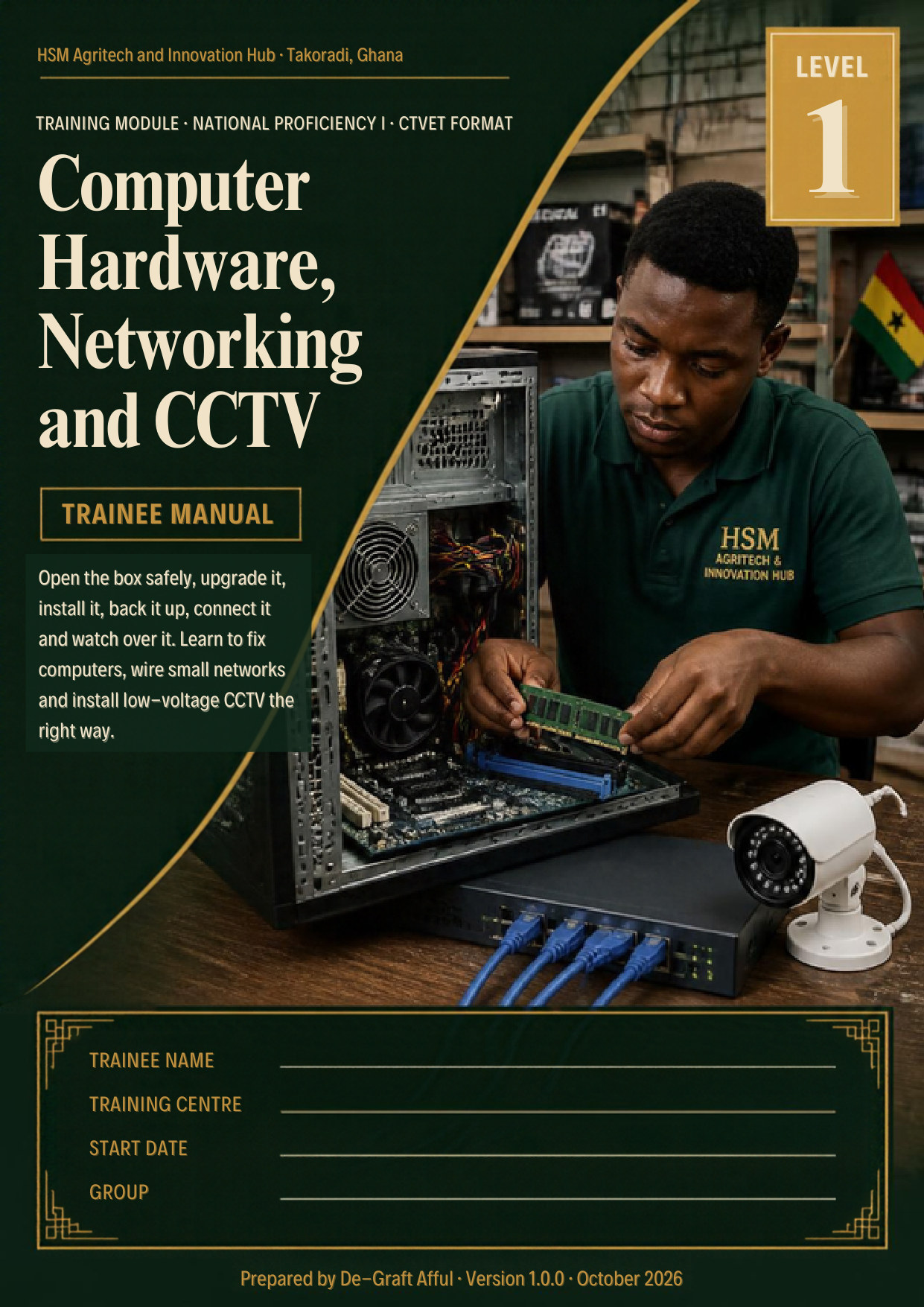 Cover of Computer Hardware, Networking and CCTV