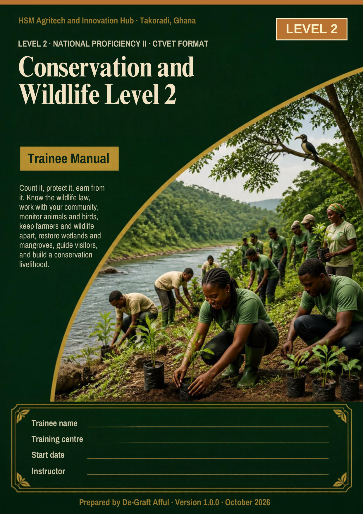 Cover of Conservation and Wildlife Level 2