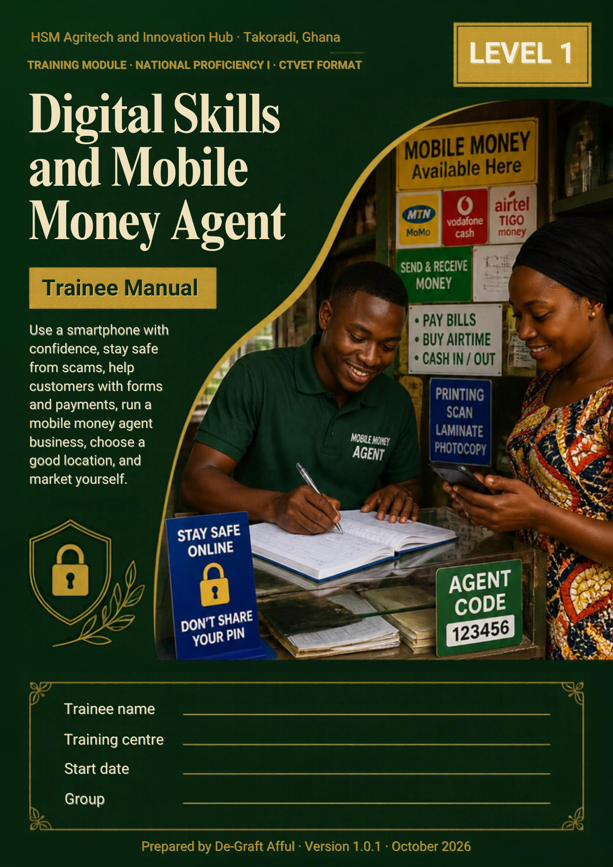 Cover of Digital Skills and Mobile Money Agent