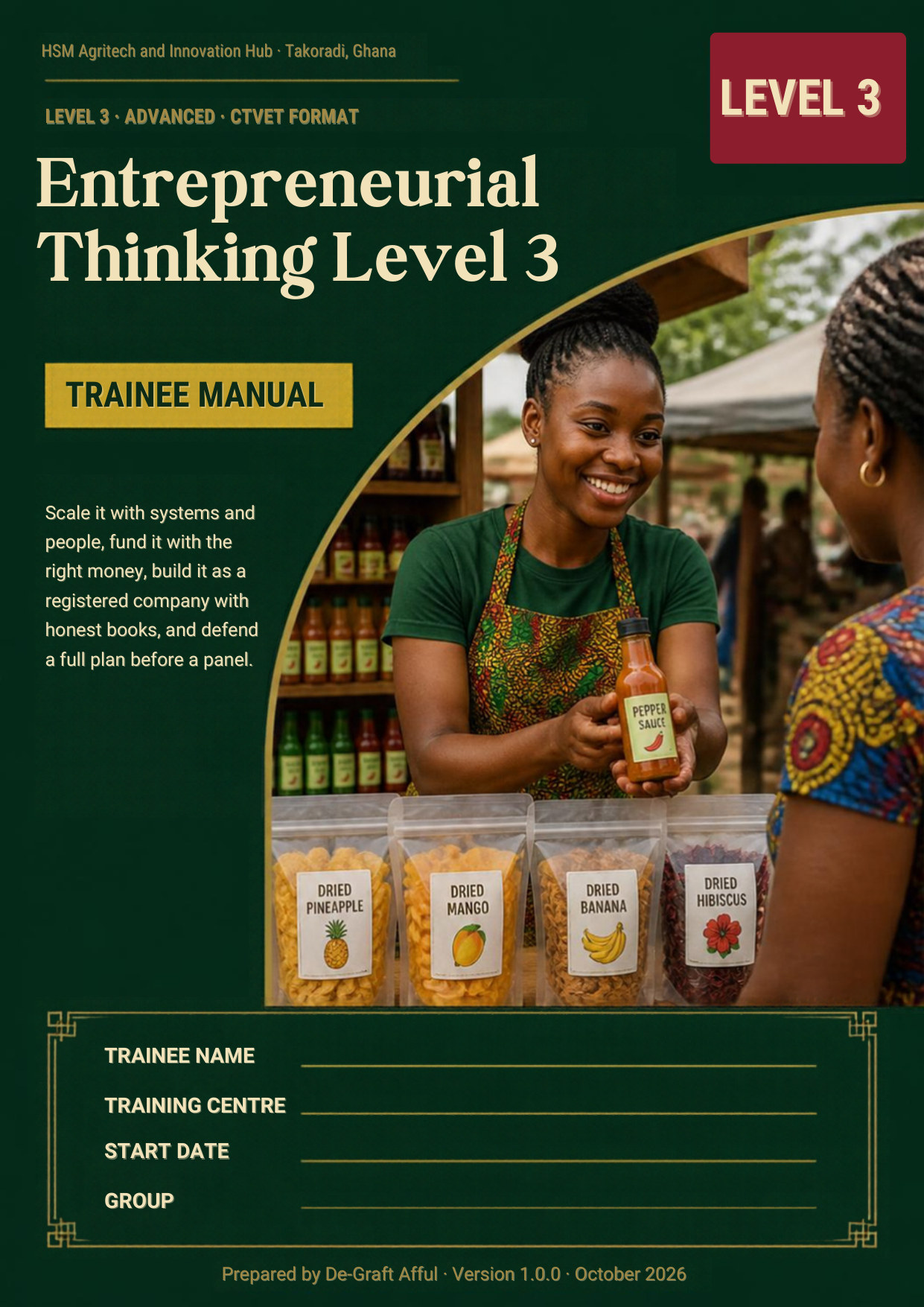 Cover of Entrepreneurial Thinking Level 3