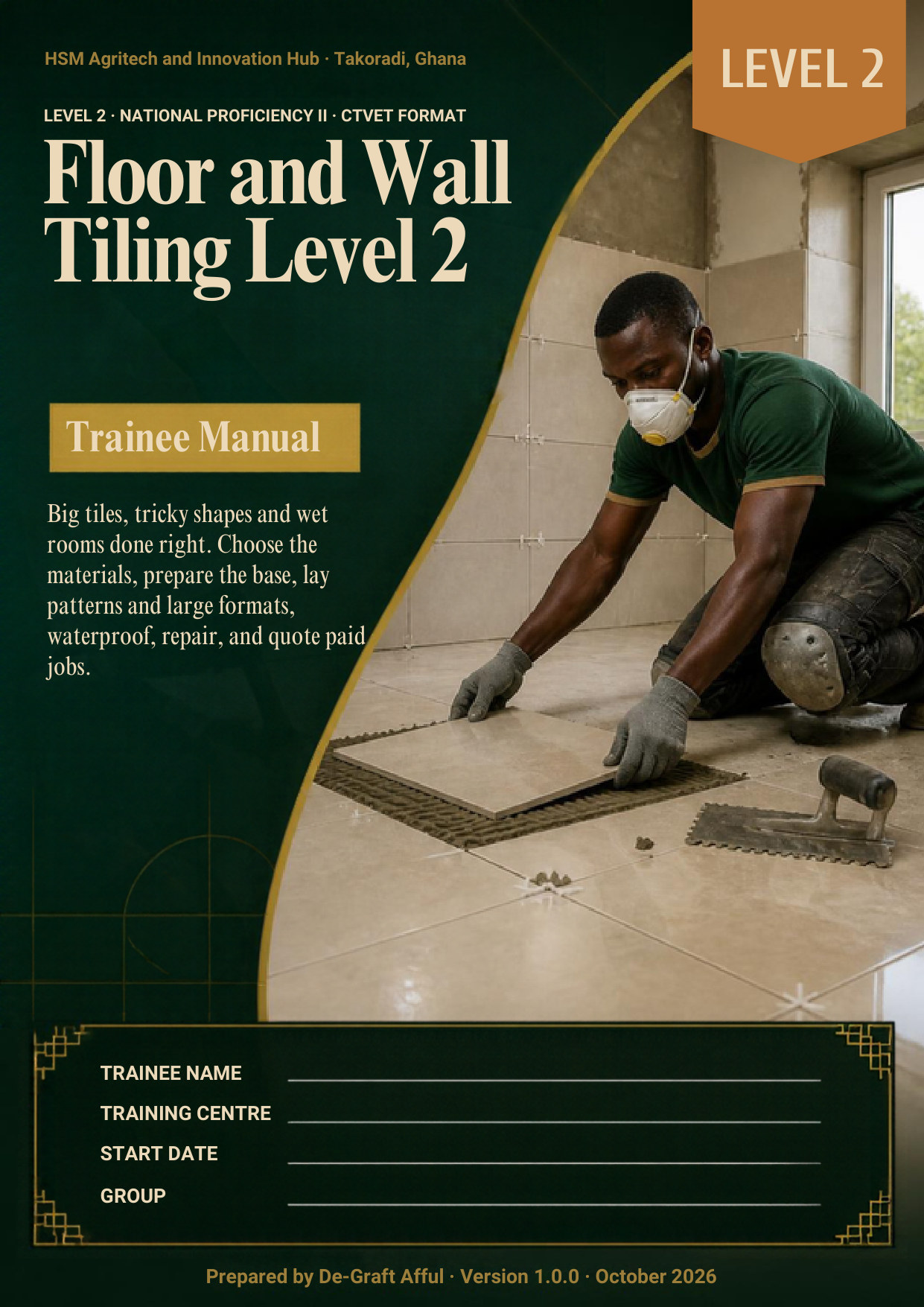 Cover of Floor and Wall Tiling Level 2