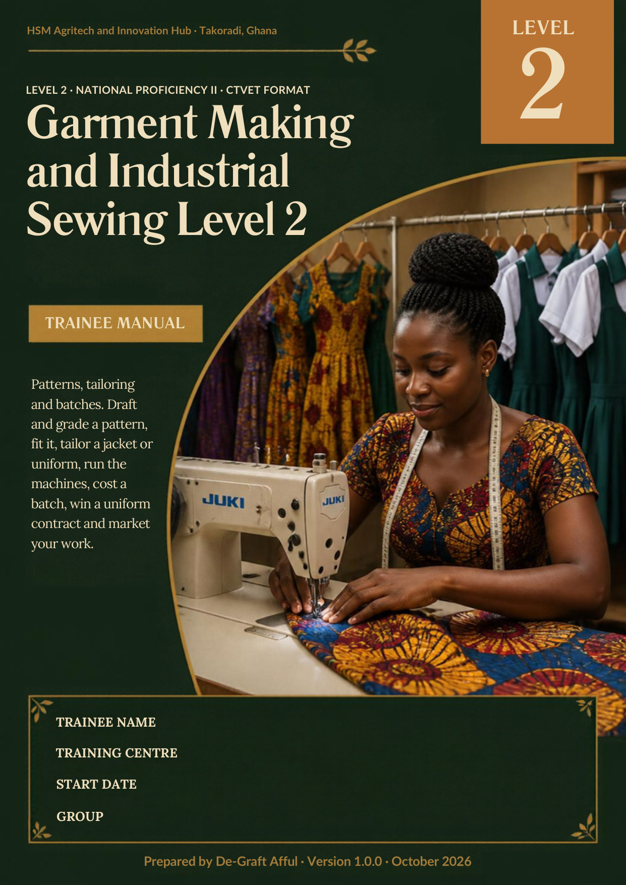 Cover of Garment Making and Industrial Sewing Level 2