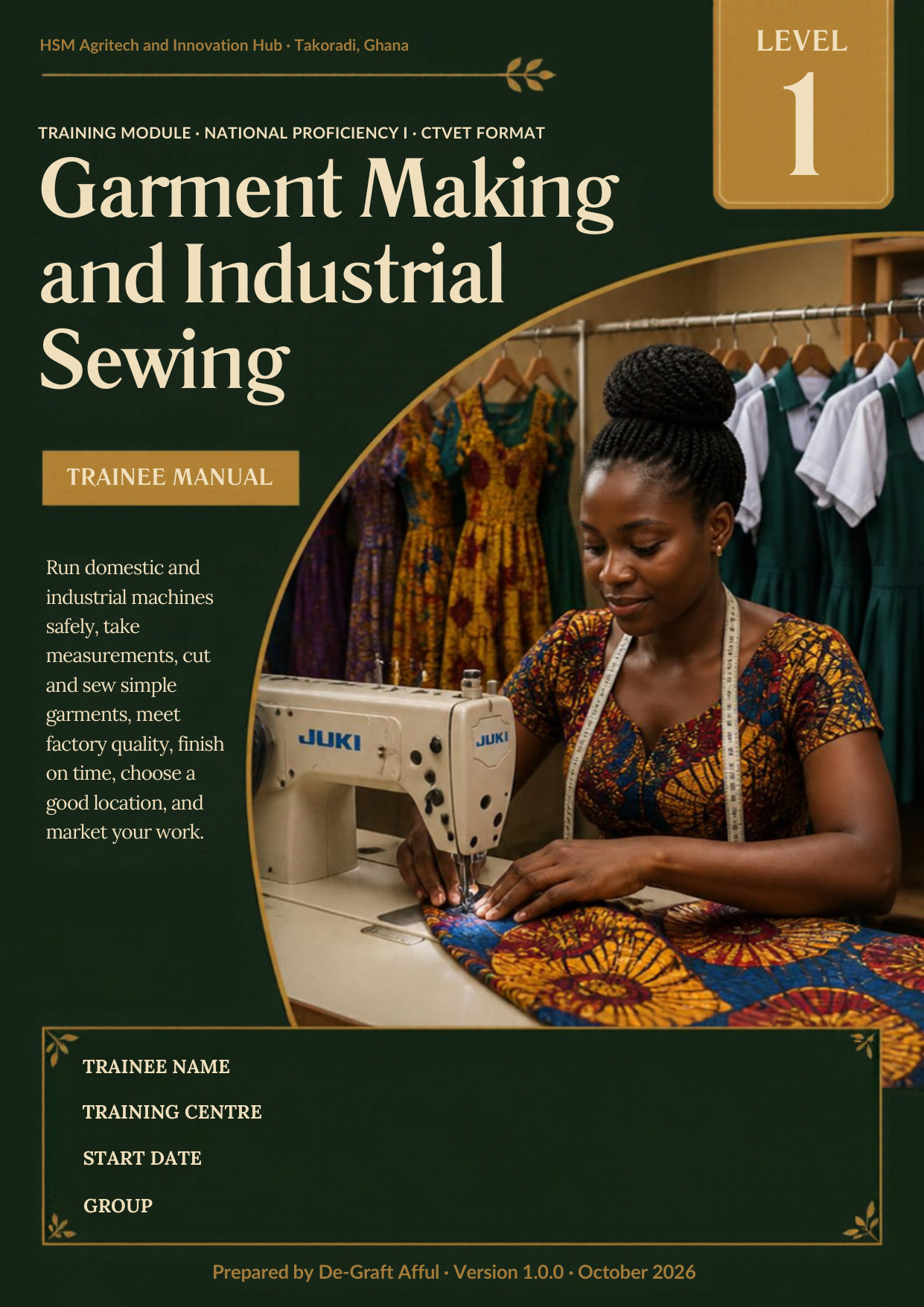 Cover of Garment Making and Industrial Sewing