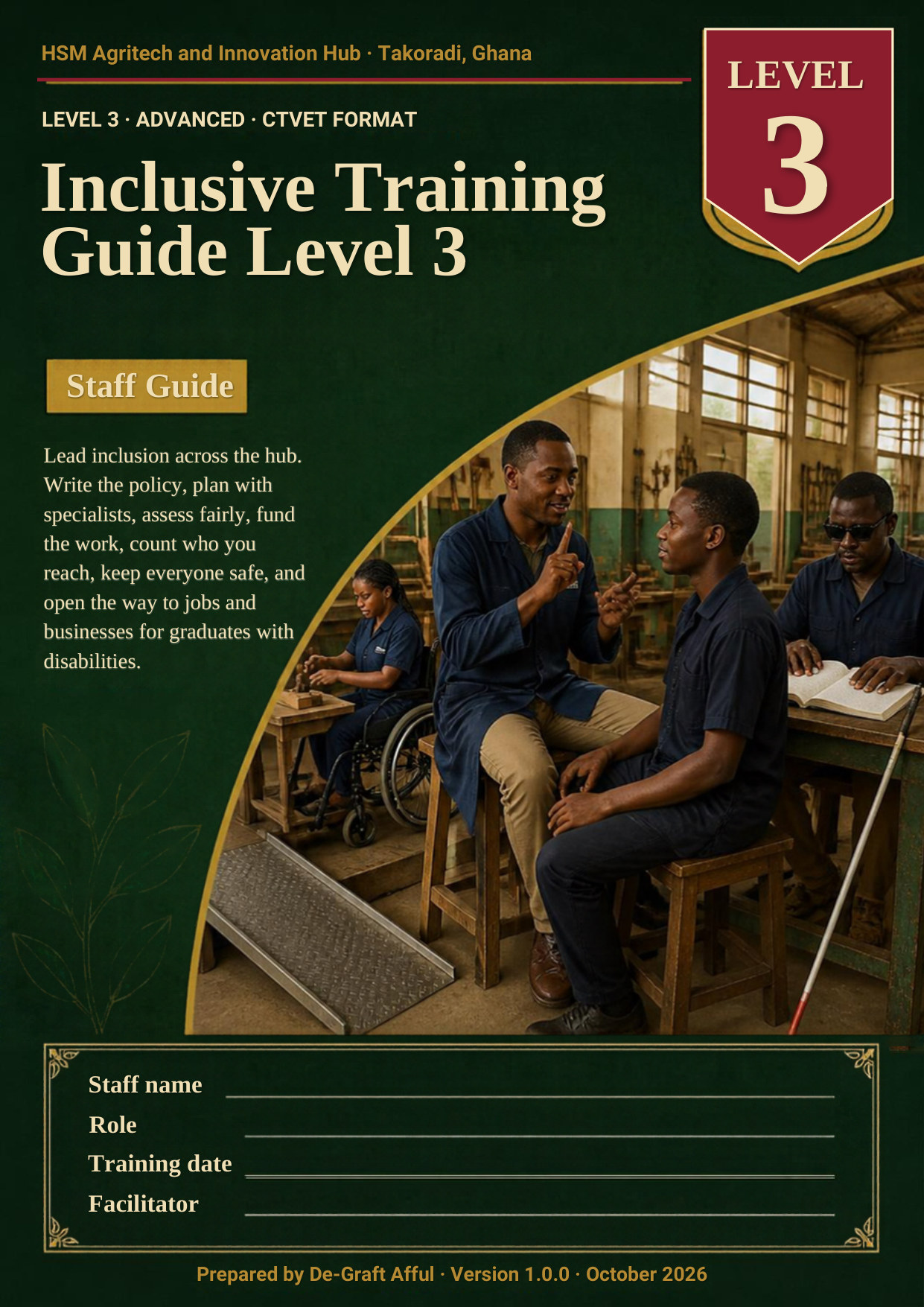 Cover of Inclusive Training Guide Level 3
