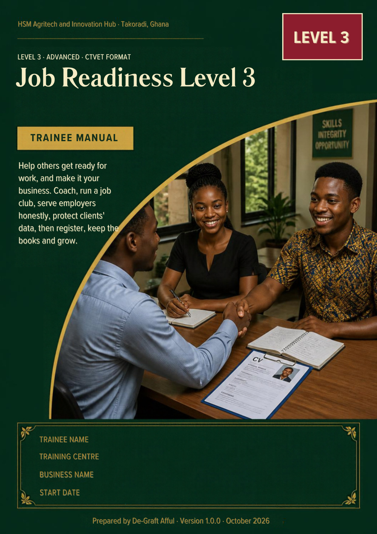 Cover of Job Readiness Level 3