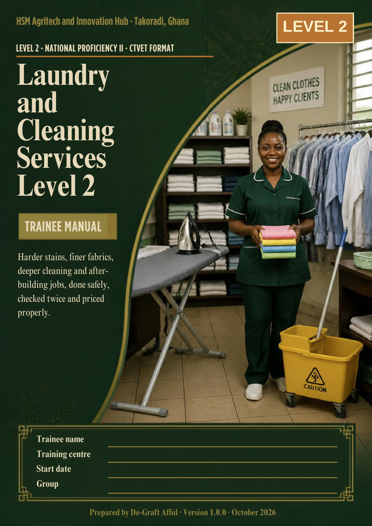 Cover of Laundry and Cleaning Services Level 2