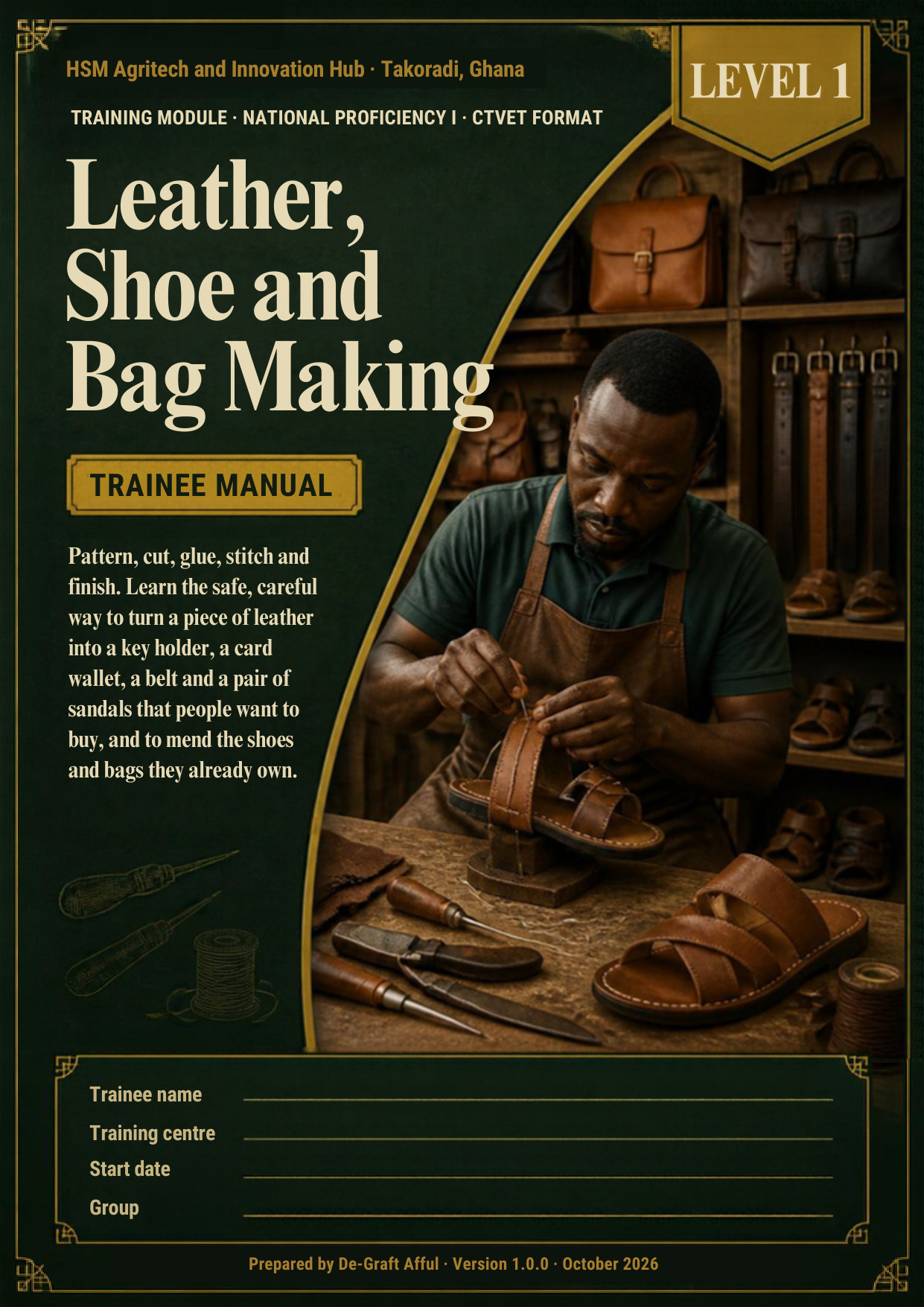 Cover of Leather, Shoe and Bag Making