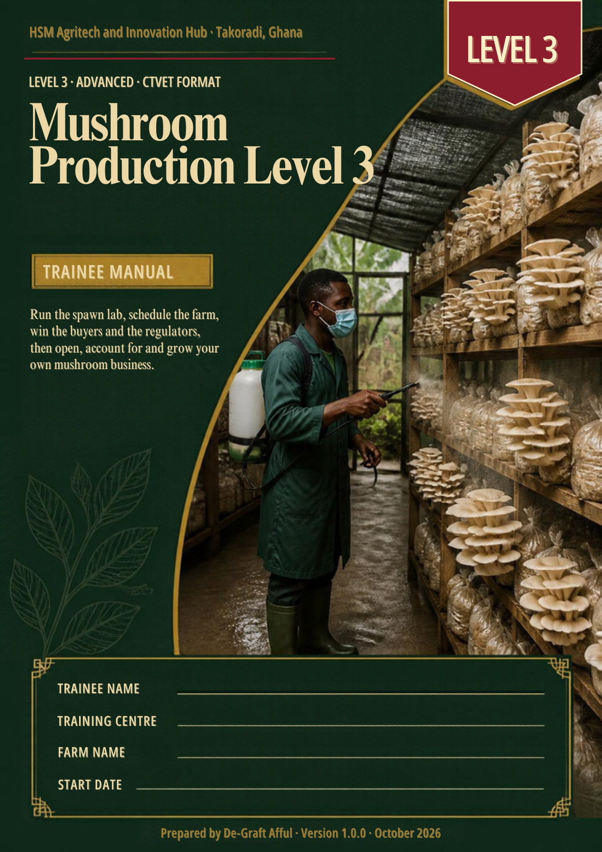 Cover of Mushroom Production Level 3