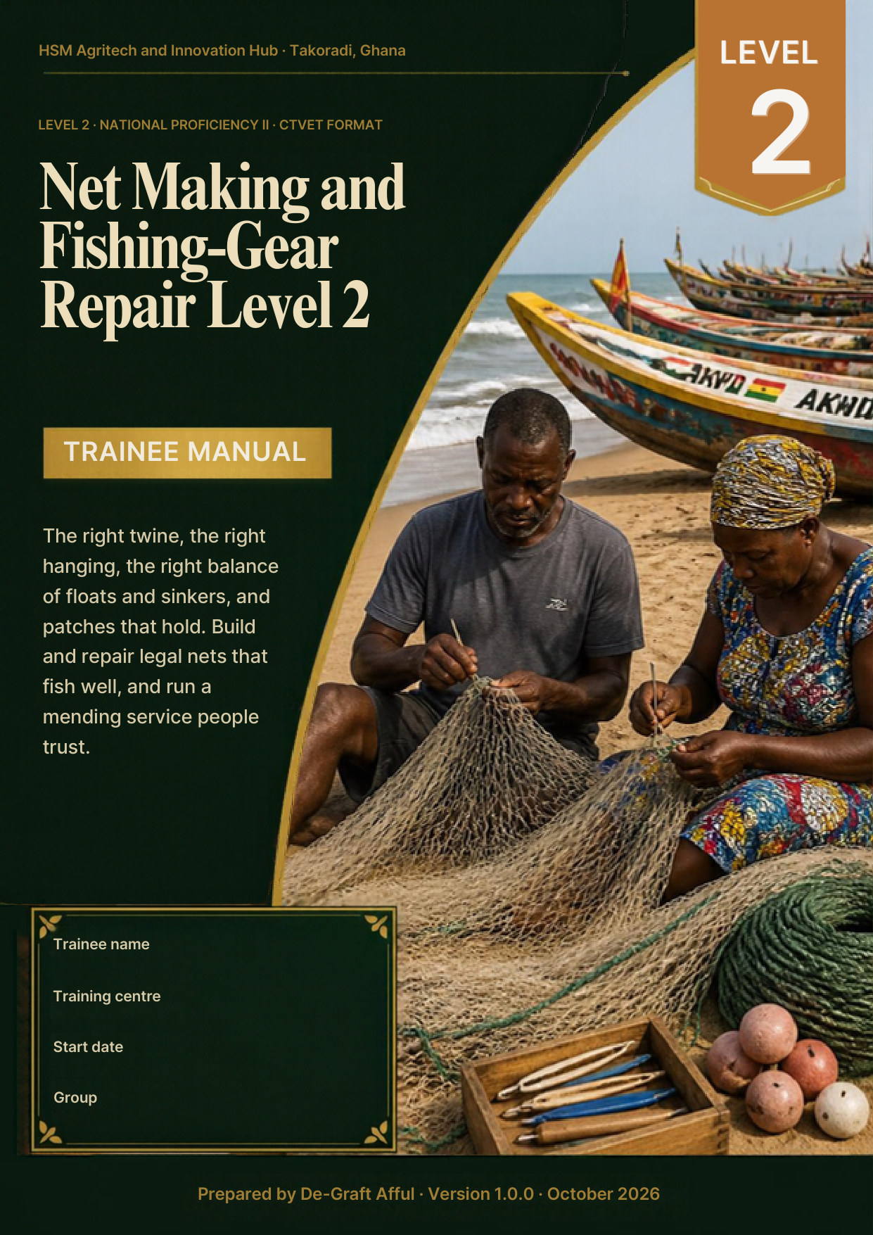 Cover of Net Making and Fishing-Gear Repair Level 2