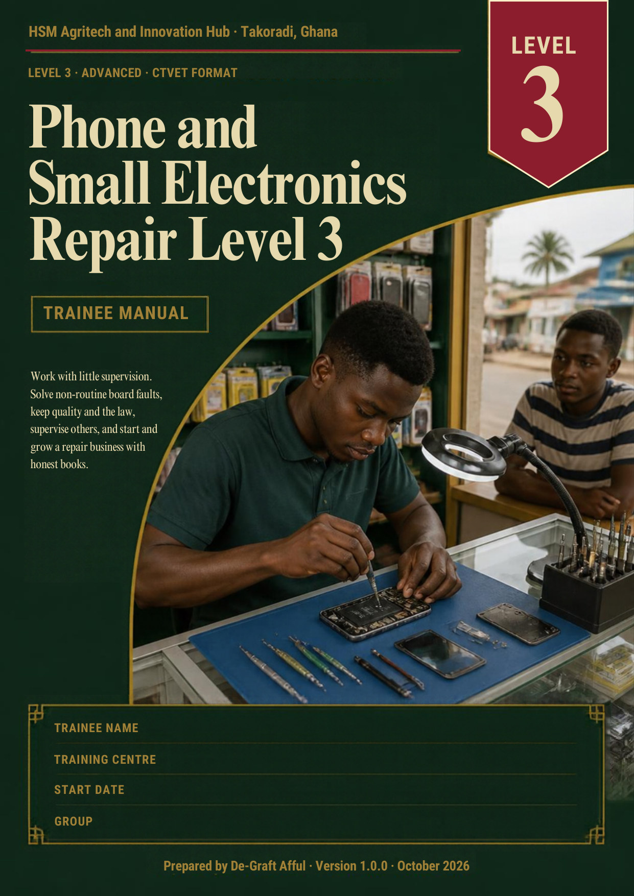 Cover of Phone and Small Electronics Repair Level 3