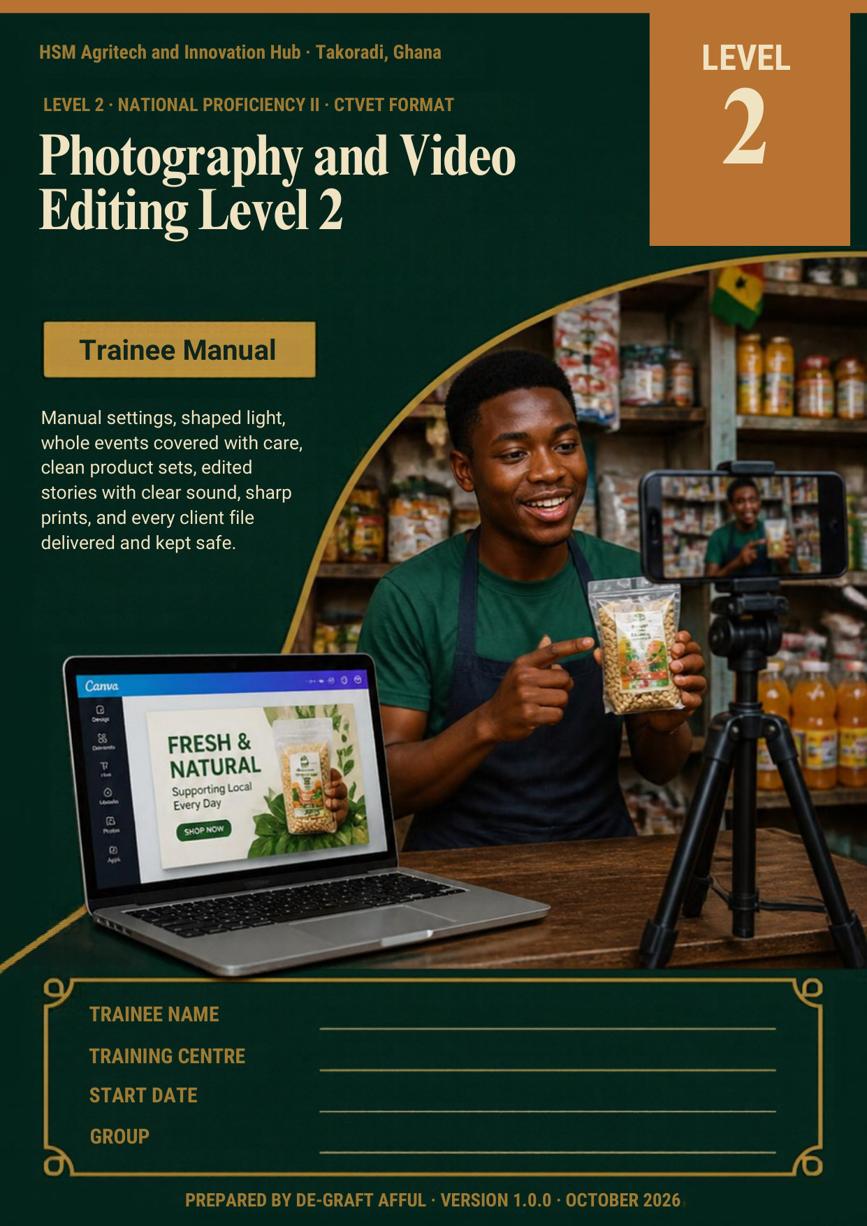 Cover of Photography and Video Editing Level 2