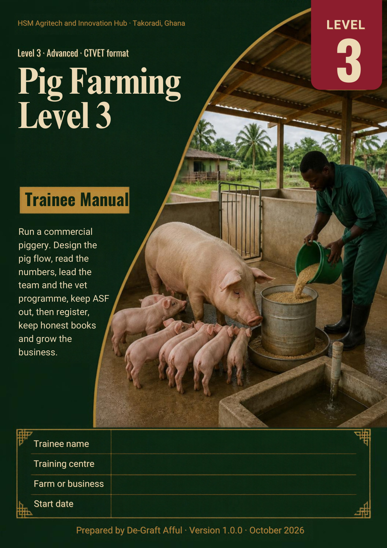 Cover of Pig Farming Level 3