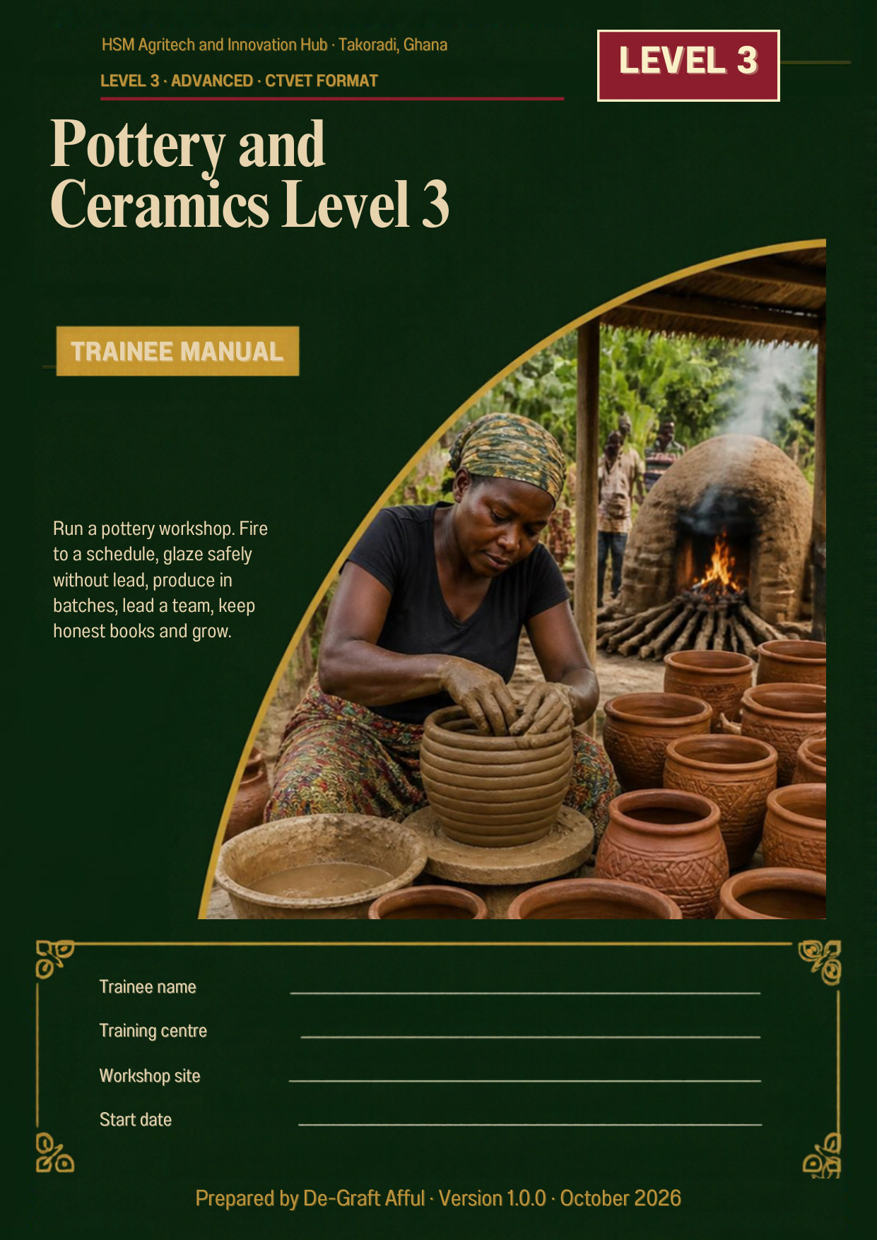 Cover of Pottery and Ceramics Level 3