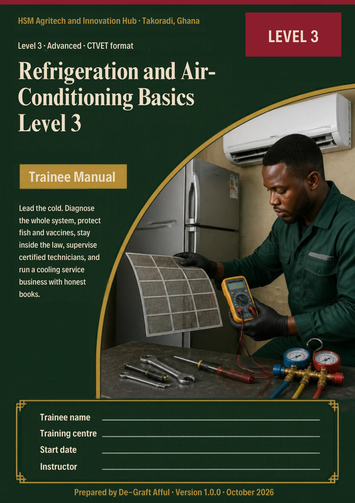 Cover of Refrigeration and Air-Conditioning Basics Level 3