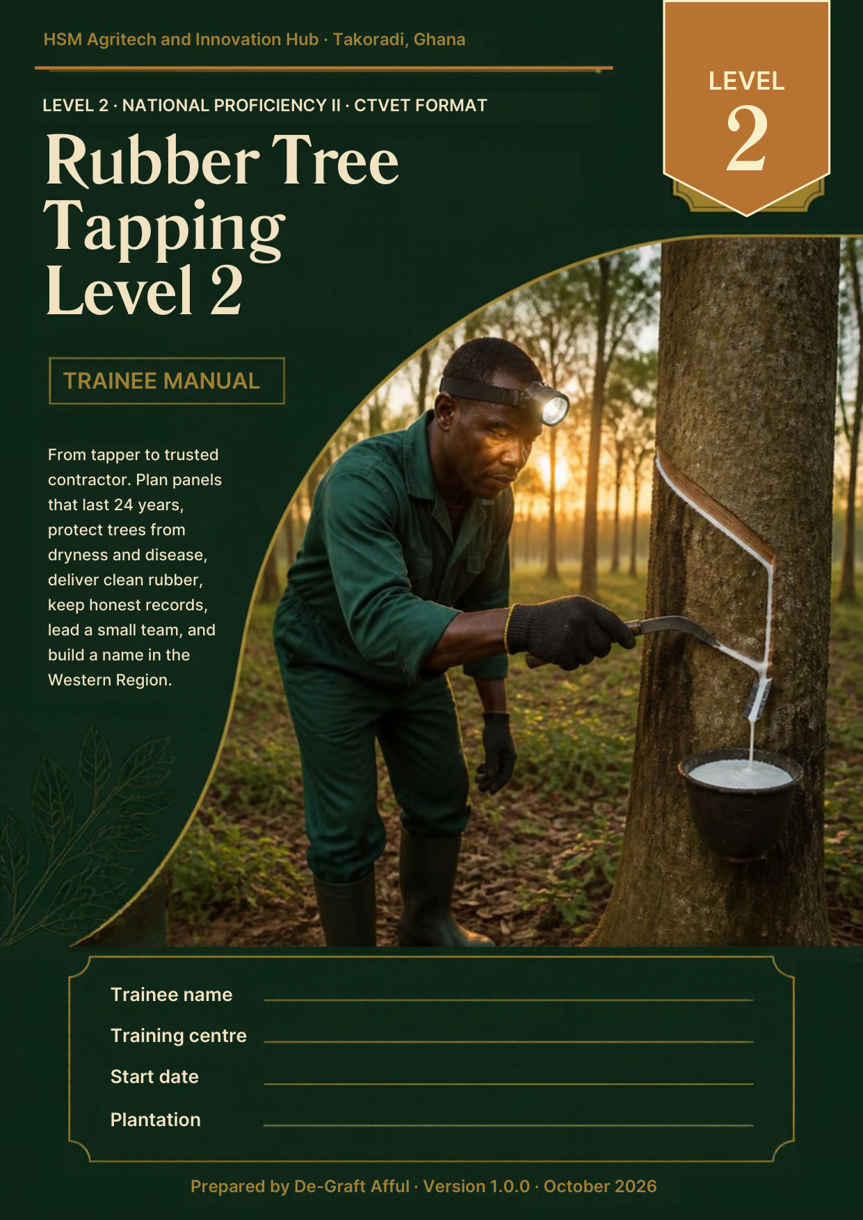 Cover of Rubber Tree Tapping Level 2