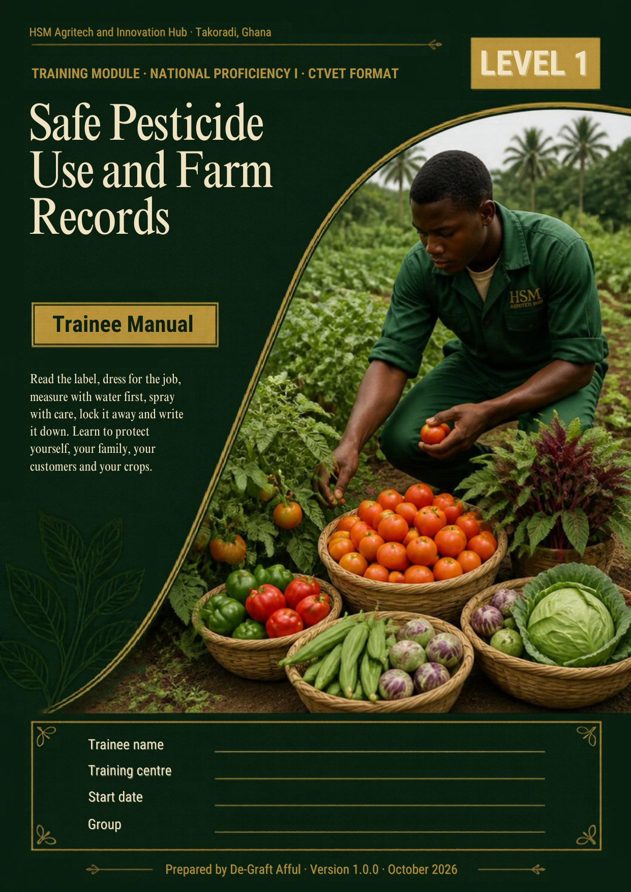 Cover of Safe Pesticide Use and Farm Records
