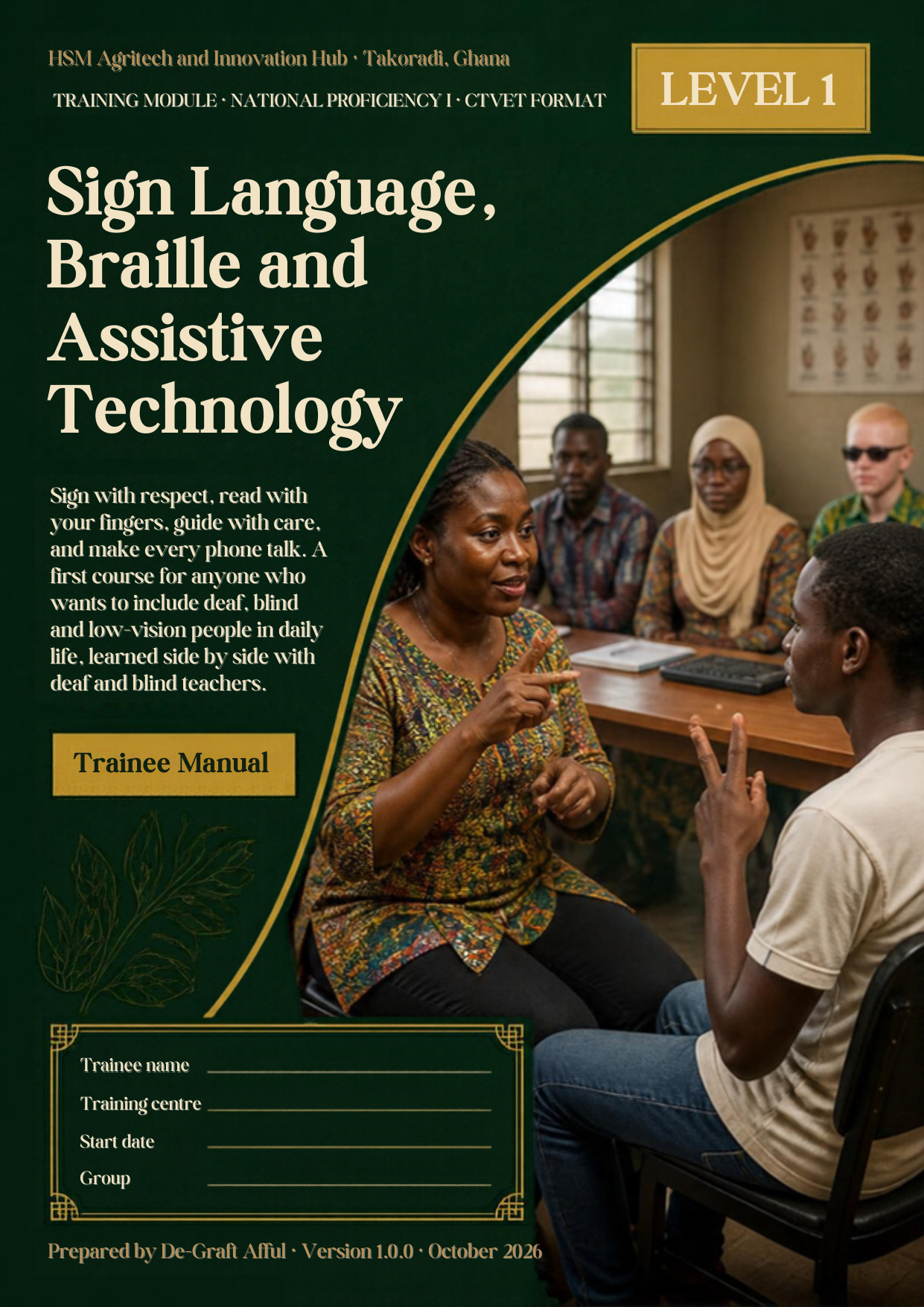 Cover of Sign Language, Braille and Assistive Technology