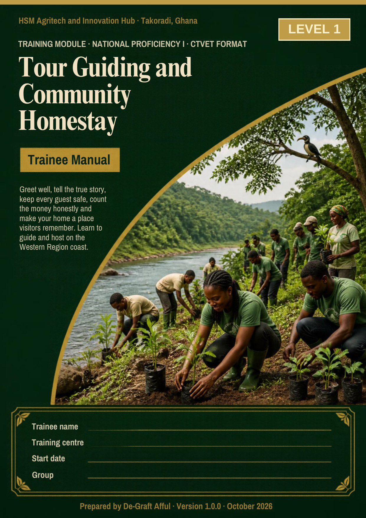 Cover of Tour Guiding and Community Homestay