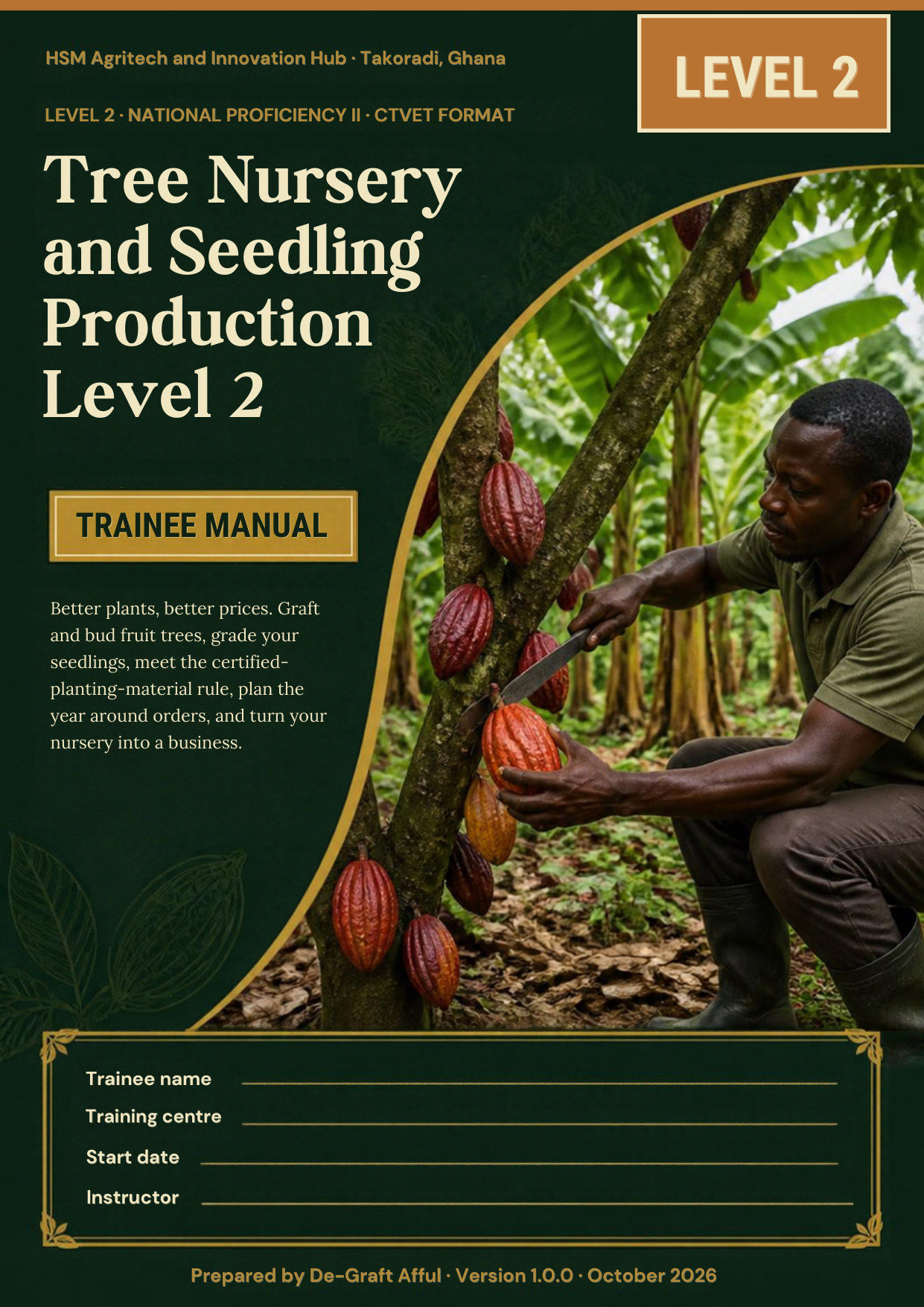 Cover of Tree Nursery and Seedling Production Level 2