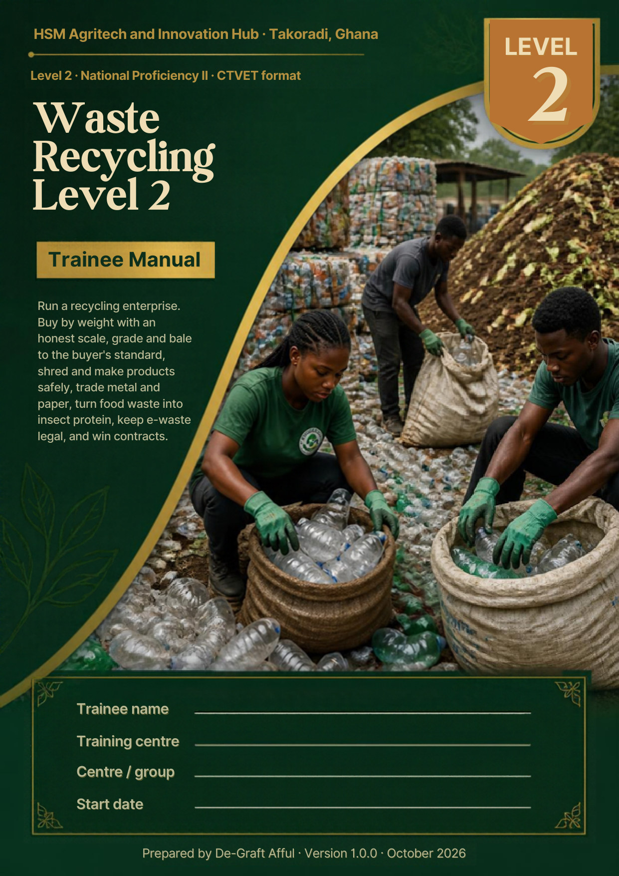 Cover of Waste Recycling Level 2